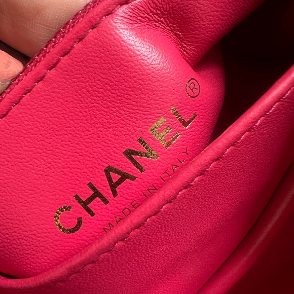 Chanel Crumpled Black Lambskin Quilted CC Links Top Handle Flap SMALL size - Picture 14 of 17